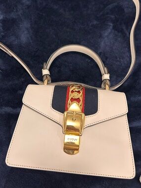 Gucci calfskin leather small Sylvie shoulder bag